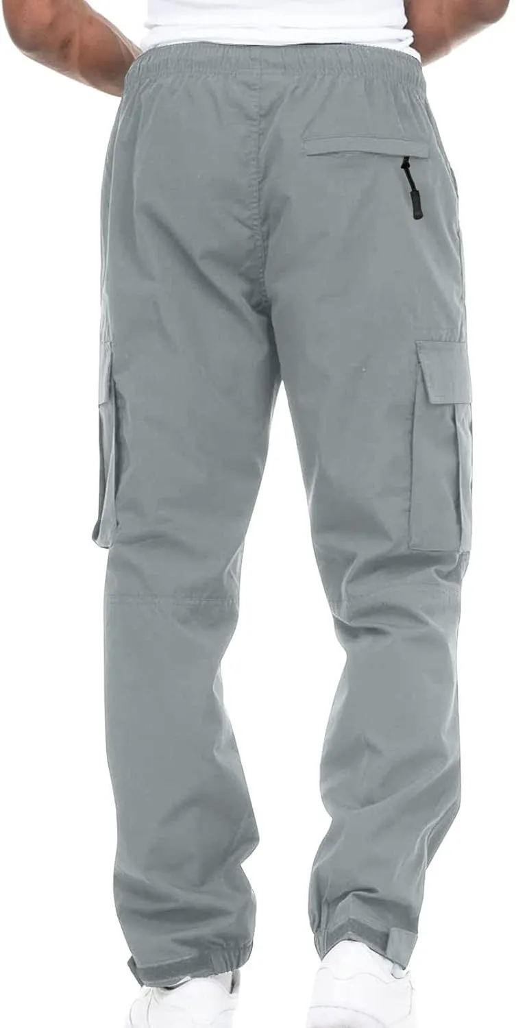 Big and Tall Sweatpants for Men Sweatpants for Men with Pockets Men's Cargo Sweat Pants Lightweight Mens Work Pants