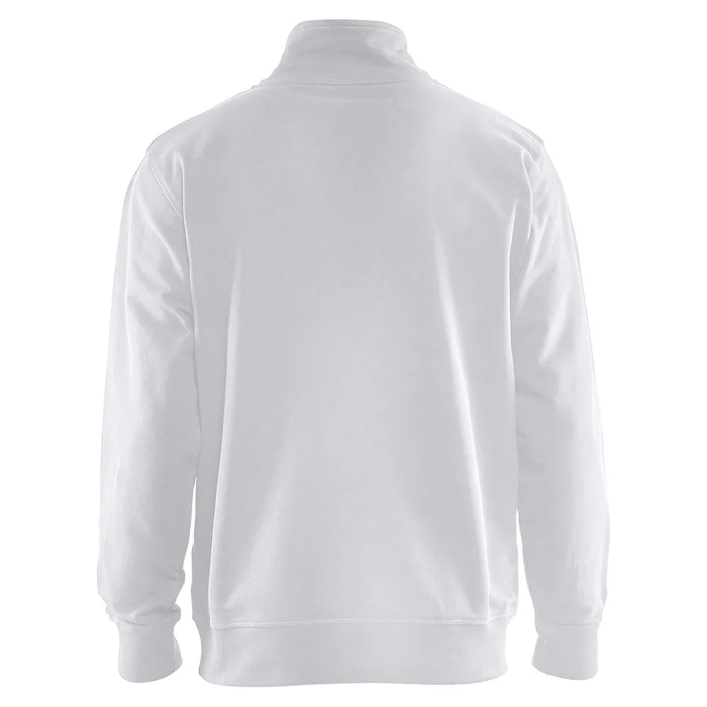 Bl&#xE5;kl&#xE4;der&#x20;3353-1158&#x20;Sweatshirt&#x20;Half-Zip&#x20;-&#x20;White&#x2F;Grey