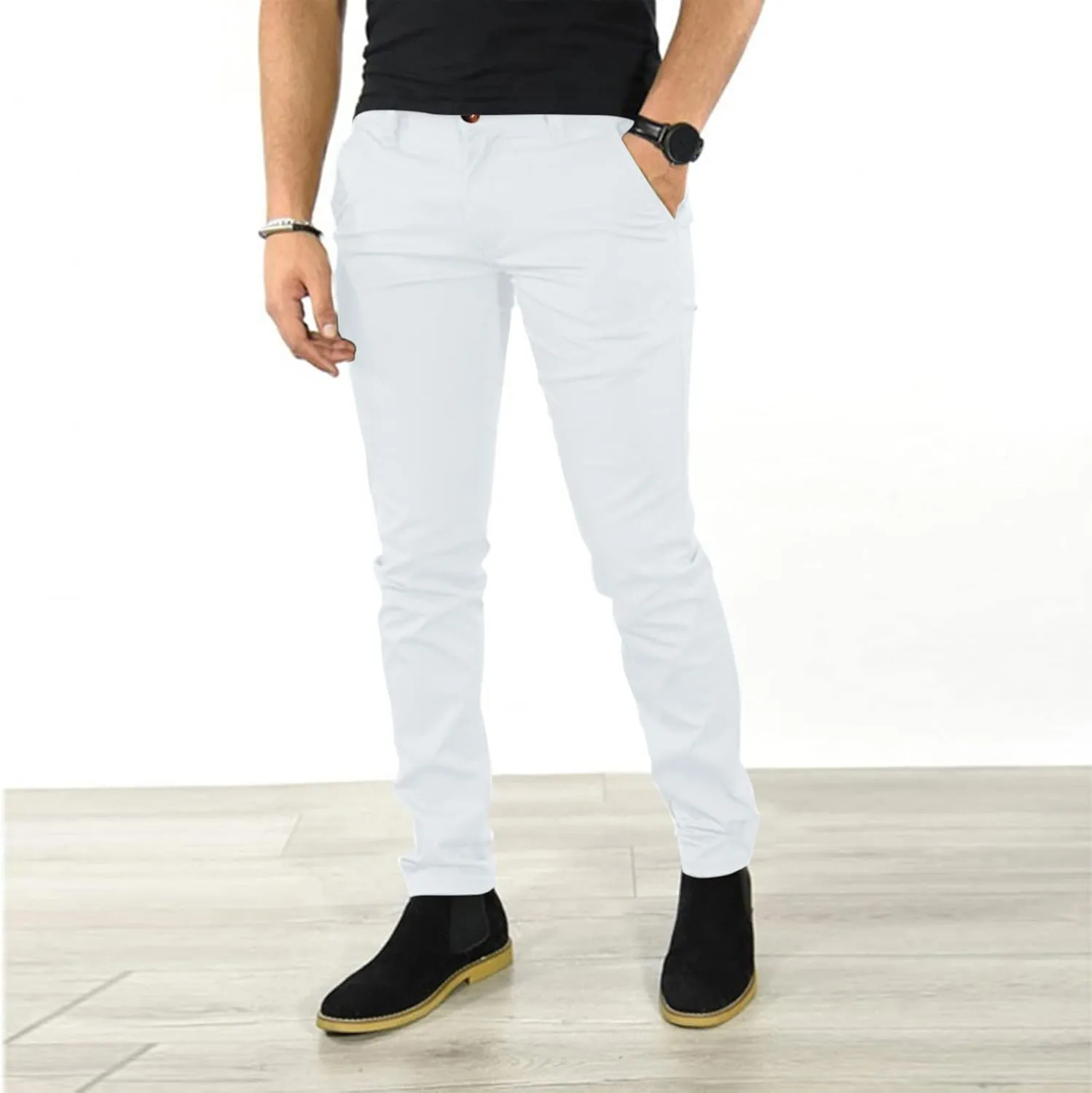 Cargo Sweatpants for Men Big and Tall Trousers Work Ripstop Cargo Pants Lightweight Cotton Jogger Work Pants 6 Pocket