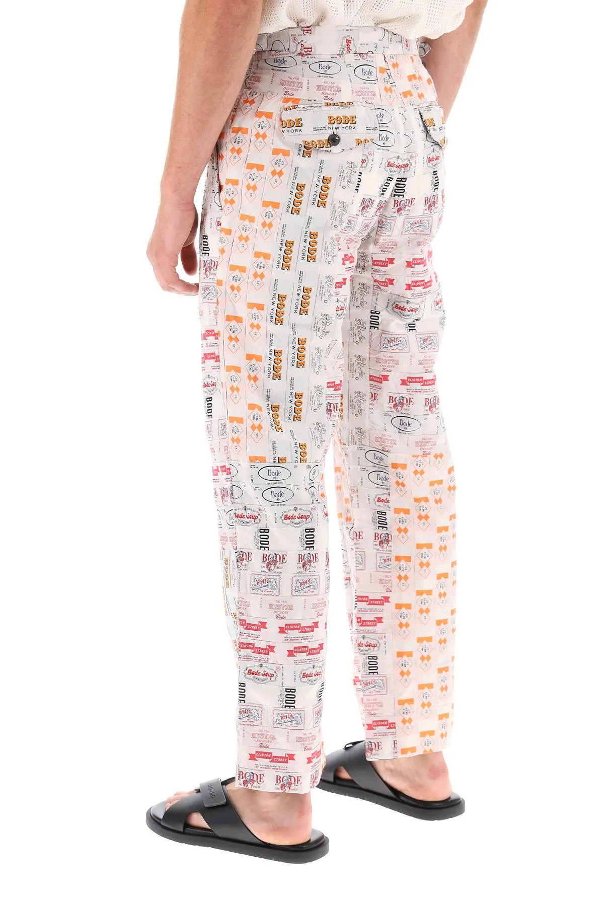 clinton street label' patchwork pants