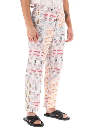 clinton street label' patchwork pants