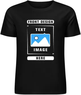 Custom T Shirts, Add Picture/Logo/Text Customized T Shirts for Men/Women Gifts, Personalized Unisex Crewneck Tee Shirt