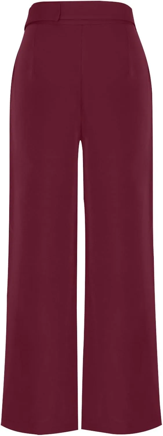for Women Winter Fall Slim Tunic Work Elegant High Cut Basic Long Leg Pants Blazers Outfits Women 2025 Trendy
