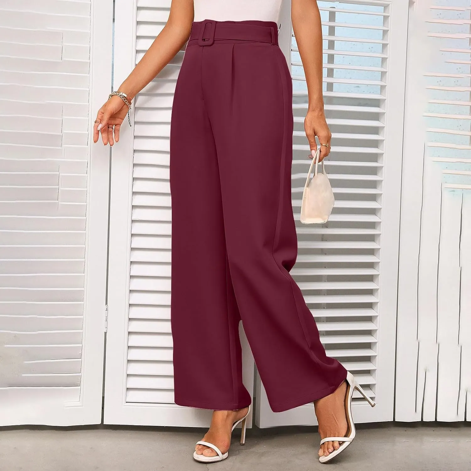 for Women Winter Fall Slim Tunic Work Elegant High Cut Basic Long Leg Pants Blazers Outfits Women 2025 Trendy