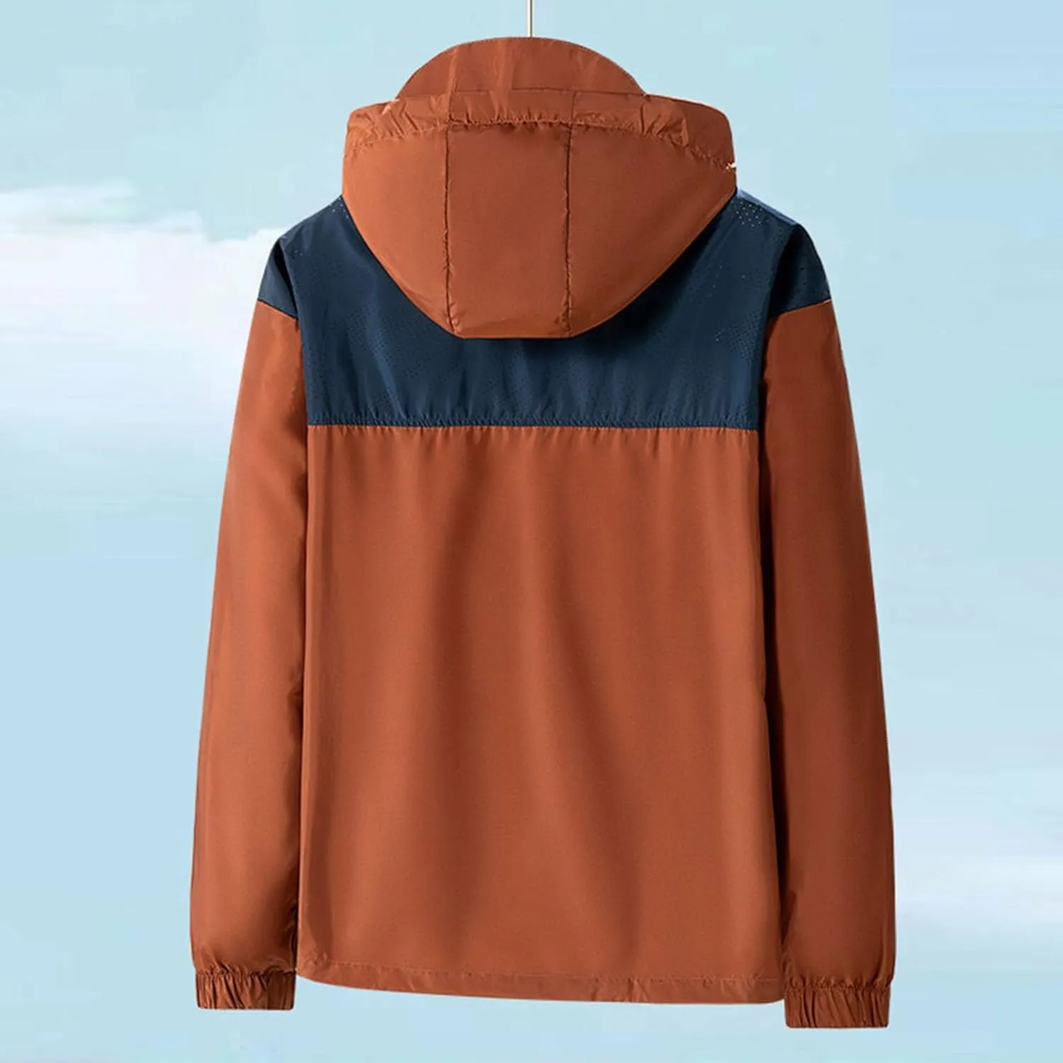 Hooded Sunscreen Jacket for Women Men Unisex Long Sleeve Protective Outdoor Breathable Versatile Trendy Sport Coat