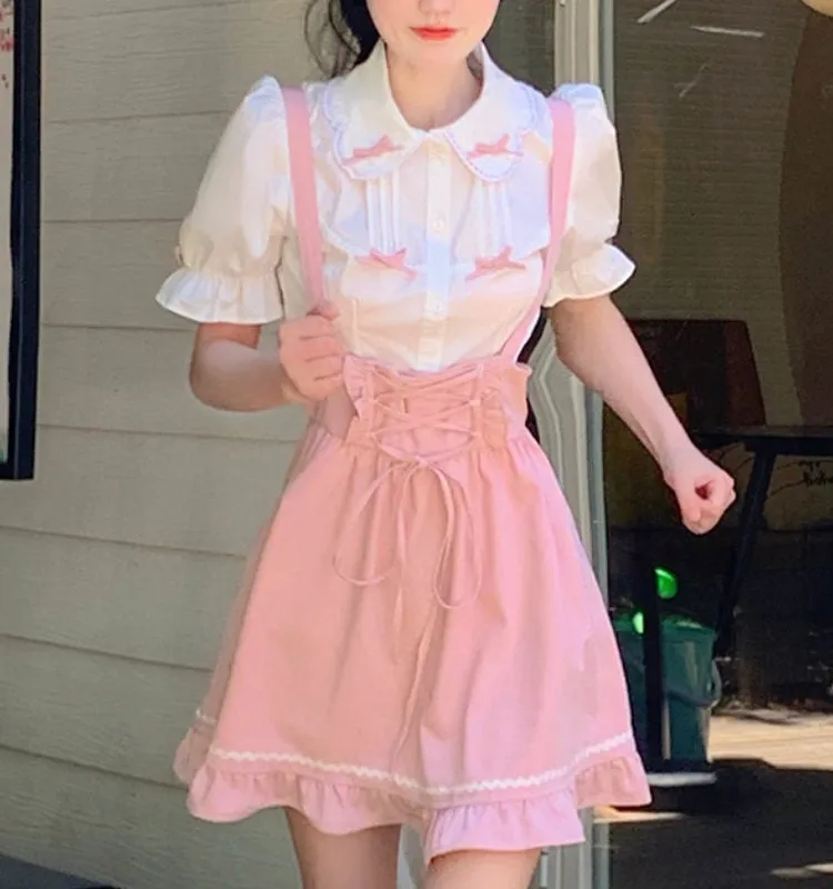 Kawaii Pink Sweet Mini Dresses