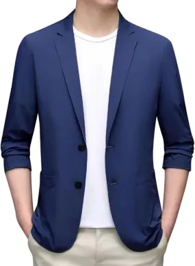 Men's Casual Blazer Suit Jackets, 2 Button Lightweight Sport Coats, Elegant Jackets, Blazers for Men Fashion