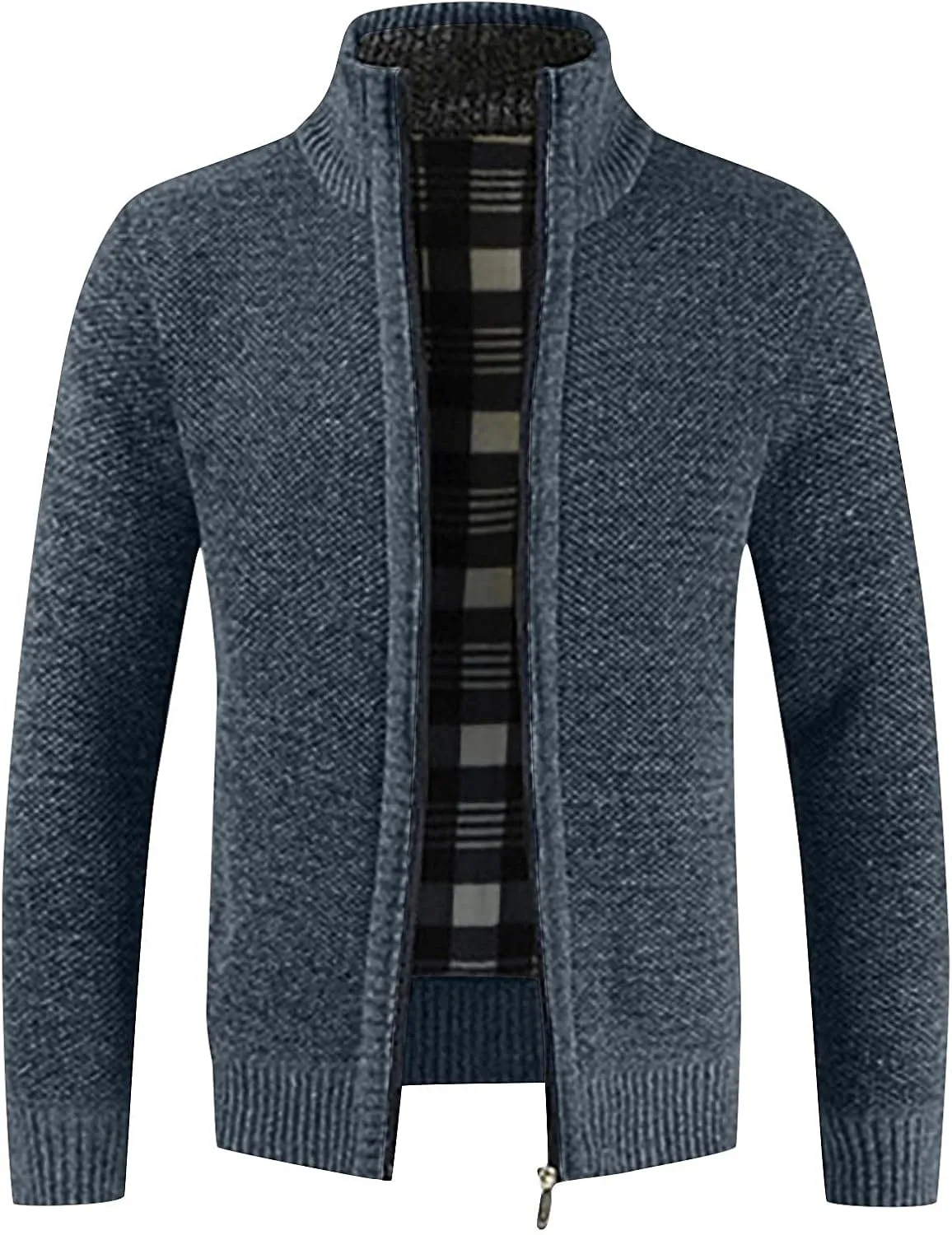 Mens Jackets Autumn and Winter Men's Fashion Loose Cardigan Warm Lapel Hooded Jacket Sweater Jackets