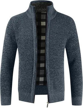 Mens Jackets Autumn and Winter Men's Fashion Loose Cardigan Warm Lapel Hooded Jacket Sweater Jackets