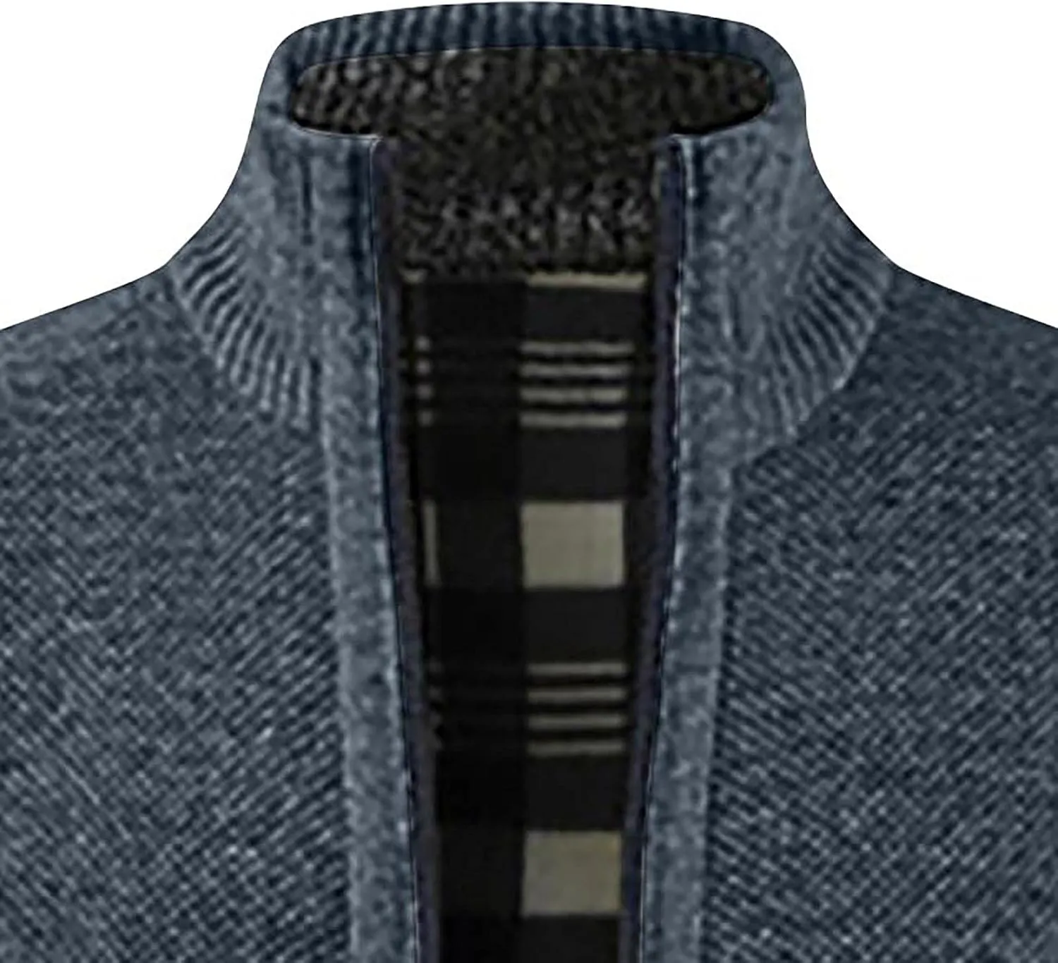Mens Jackets Autumn and Winter Men's Fashion Loose Cardigan Warm Lapel Hooded Jacket Sweater Jackets