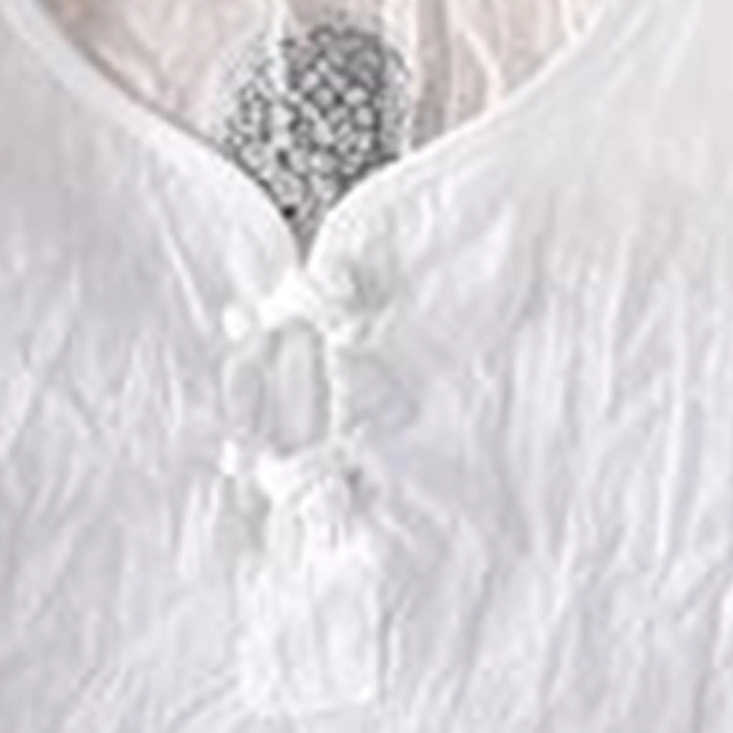 Men's Linen T-Shirts Vintage Boho Embroidery 3/4 Sleeve Cotton Tees Regular-Fit Henley Shirts Lightweight Beach Tops