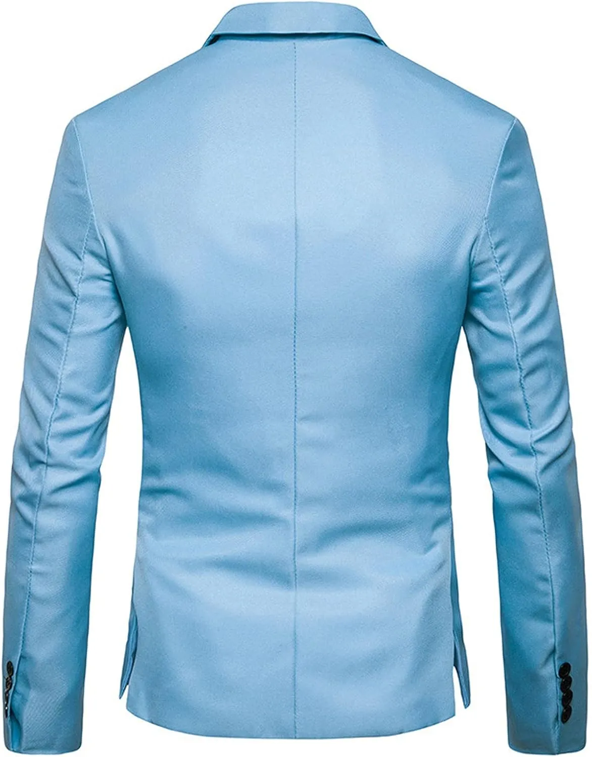 Mens Slim Fit Casual One Button Wedding Blazer Jacket Lightweight Sport Coat Suit Jackets Formal Busniess Jackets