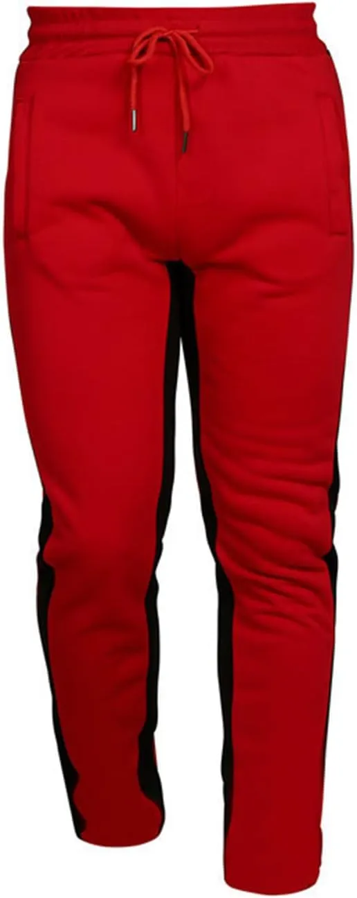 Mens Sweatpants Pants Mens Fleece Active Athletic Workout Jogger Sweatpants for Men with Zipper Pocket and Drawstring