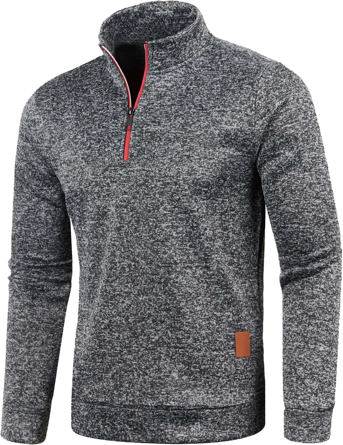Mens Sweatshirts Mock Neck Full Zip Sweatshirts Athletic Jogging Sweatshirts Winter Jackets Coat Sweater Hoodie Pullover