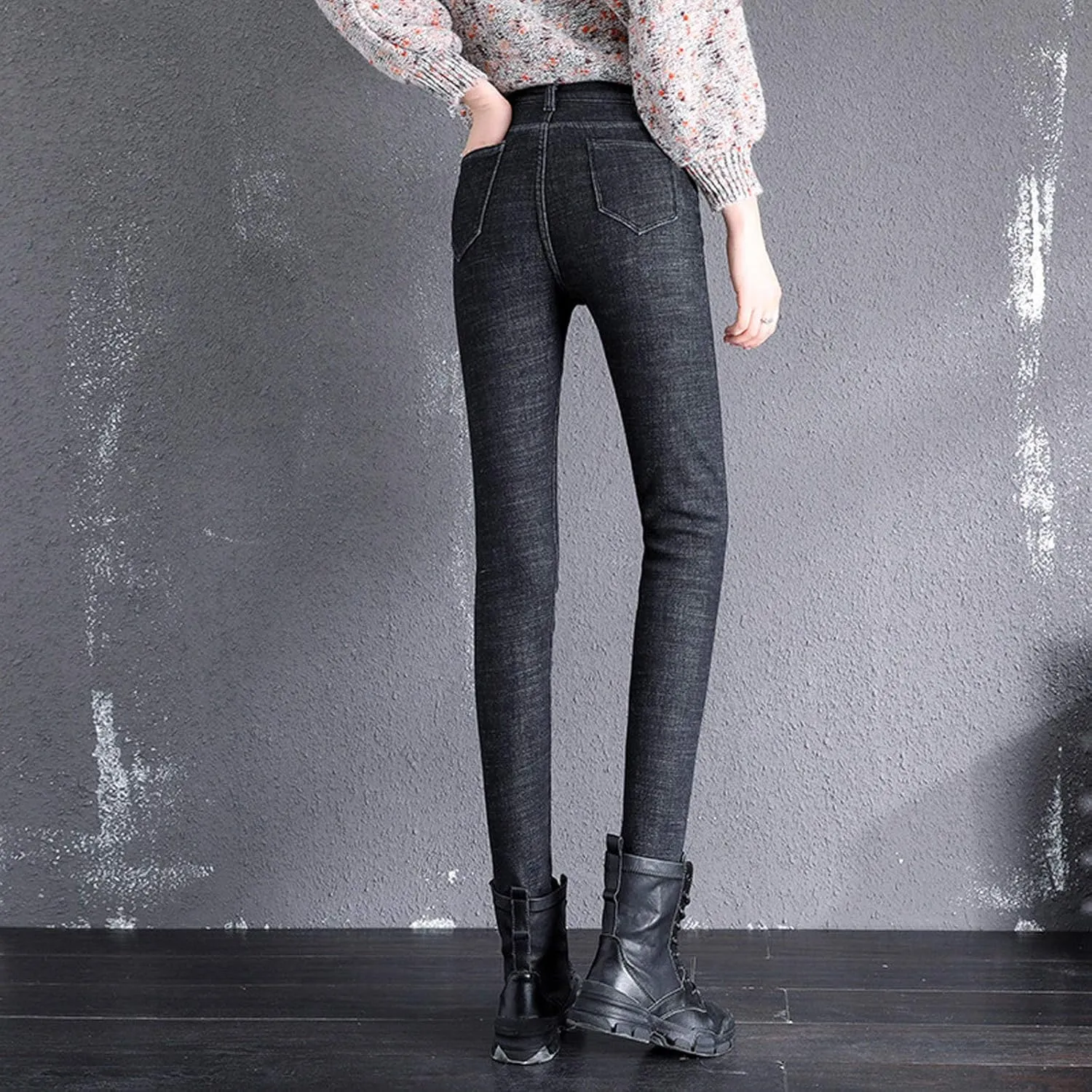 Skinny Jeans for Women Slim Fit Jeans High Waisted Plus Size Jeans Stretch Jeggings Butt Lifting Trousers Y2K Denim Jeans